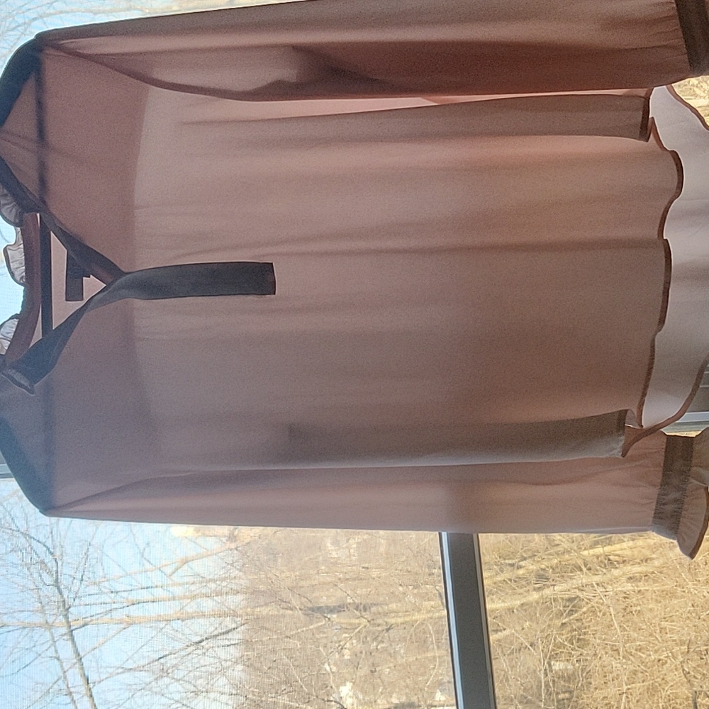 Loft blush blouse L